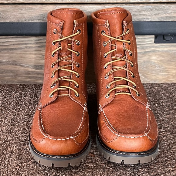 Eastland Charlie water resistant leather boots women's Size 8.5 - Picture 5 of 16